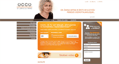 Desktop Screenshot of acuklinika.lv